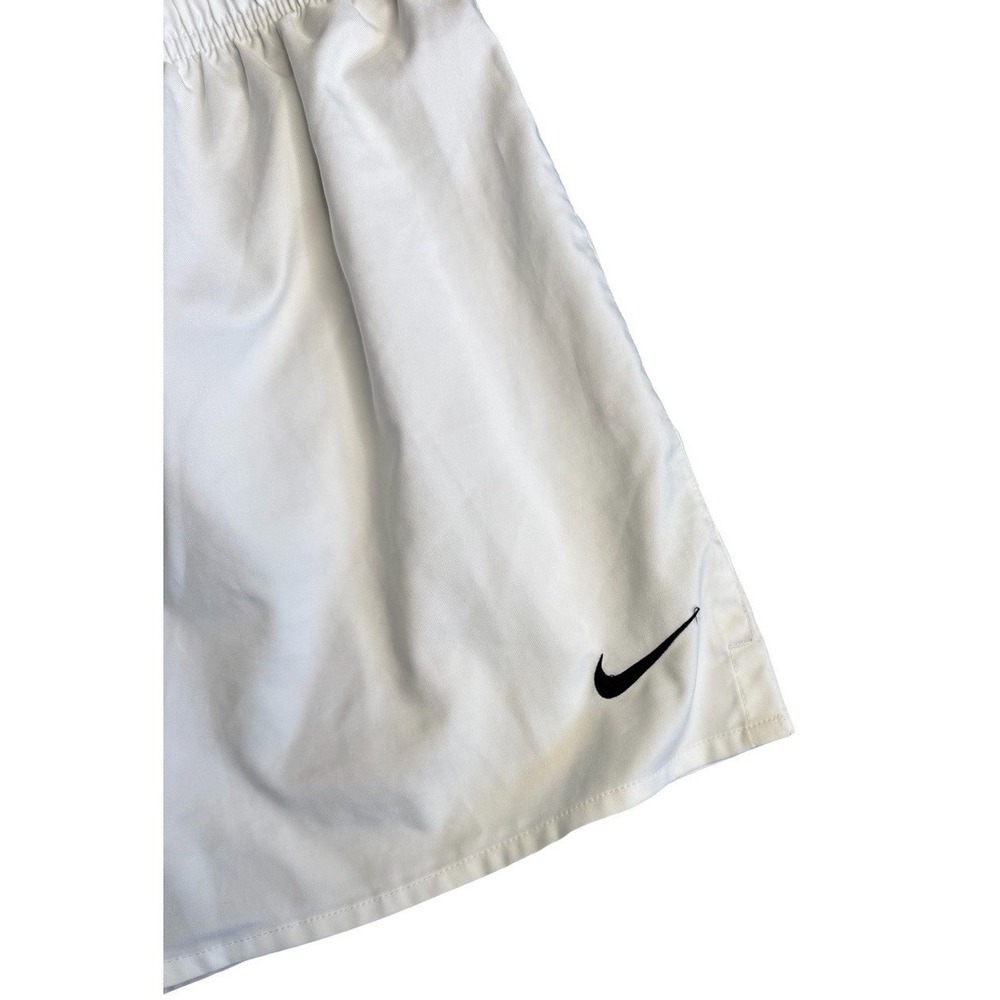 Nike Dri Fit Shorts Adult Small White Athletic Training Running 4" Inseam - Picture 2 of 4